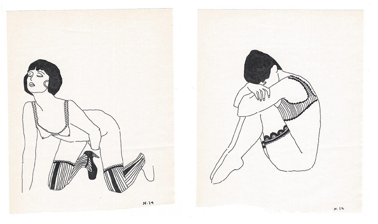 Ilustración erótica de Natalie Krim