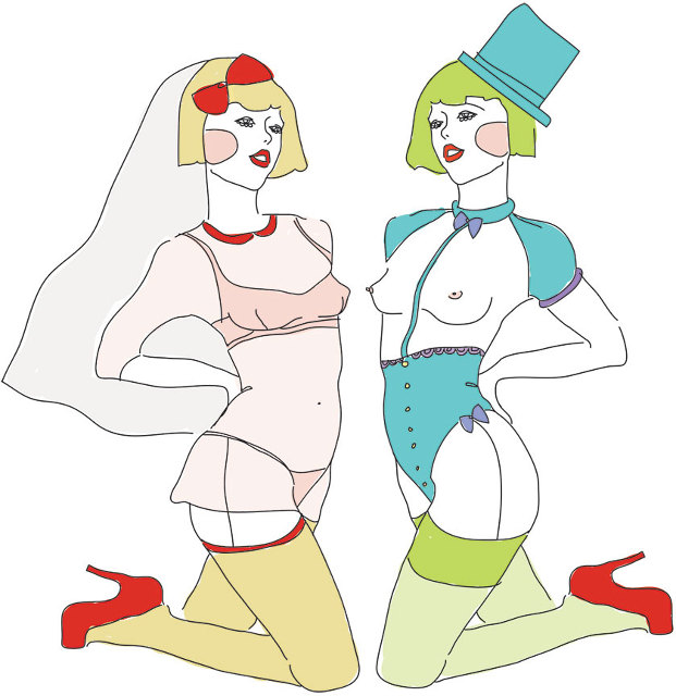 Ilustración erótica de Natalie Krim