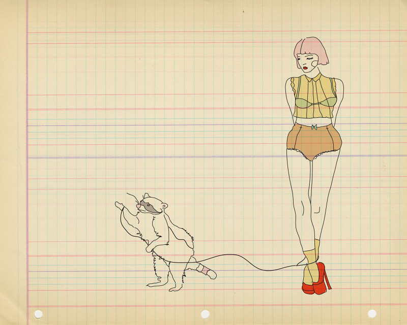 Ilustración erótica de Natalie Krim
