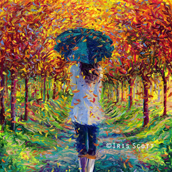 Iris Scott finger painting11