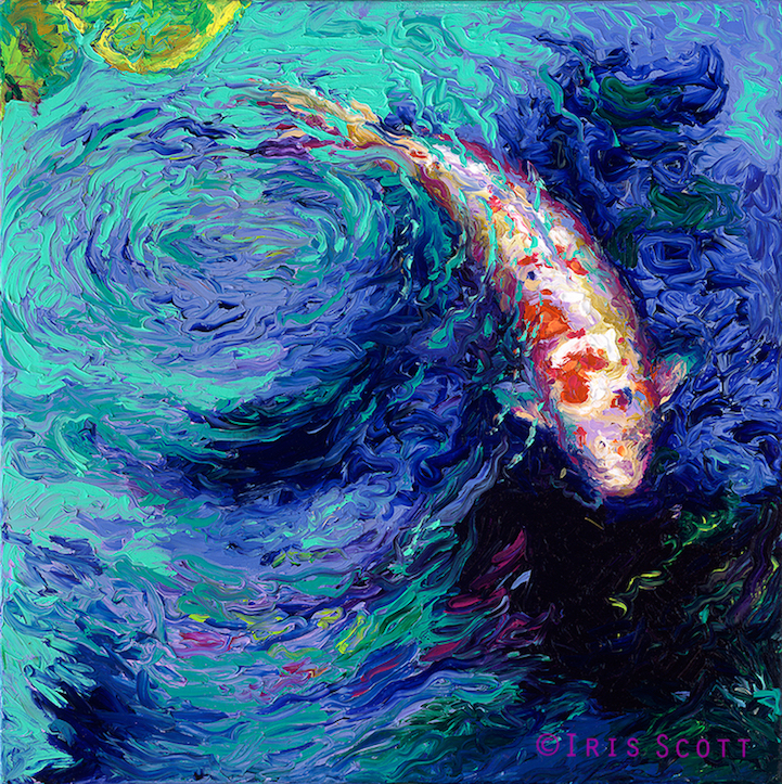 Iris Scott finger painting12