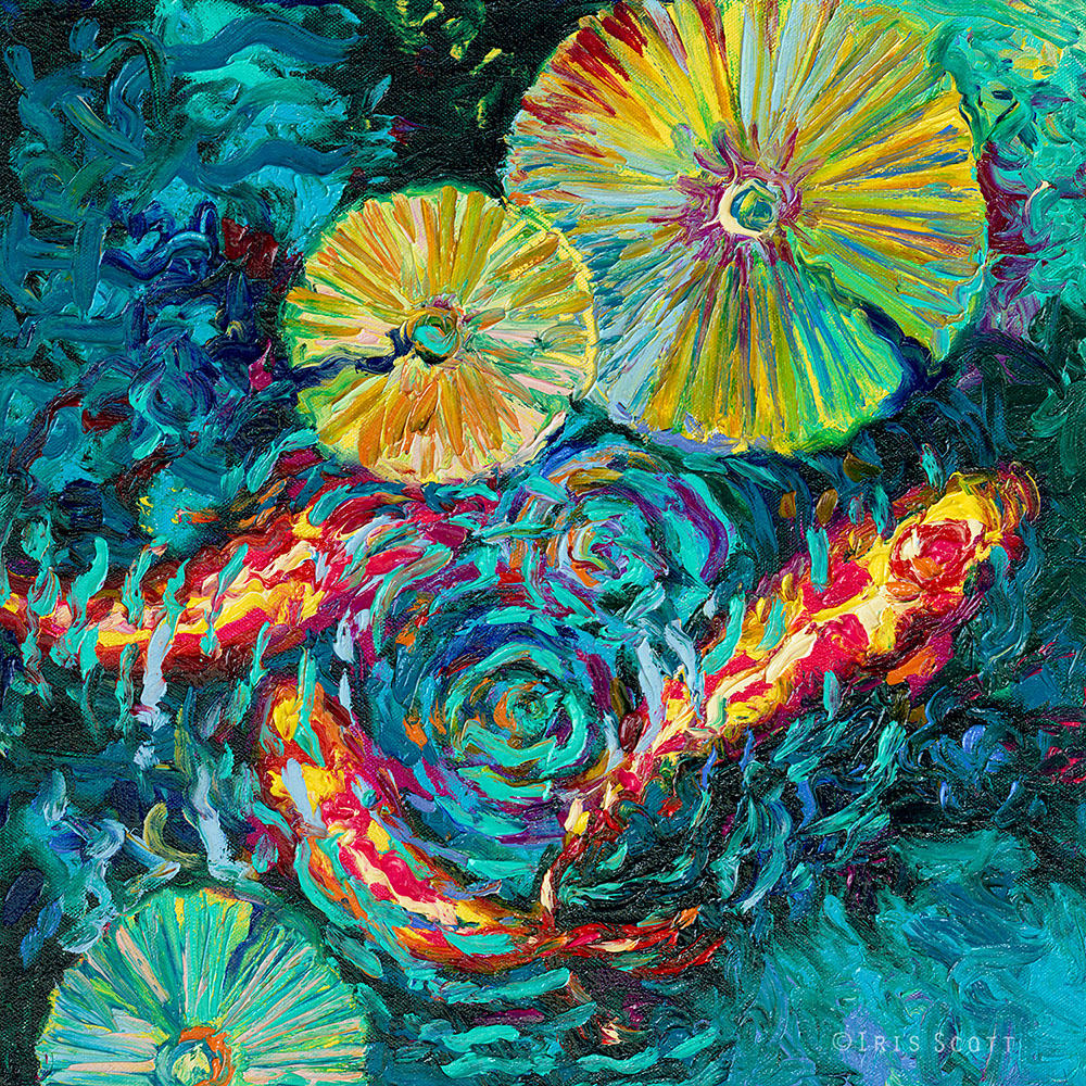 Iris Scott finger painting4