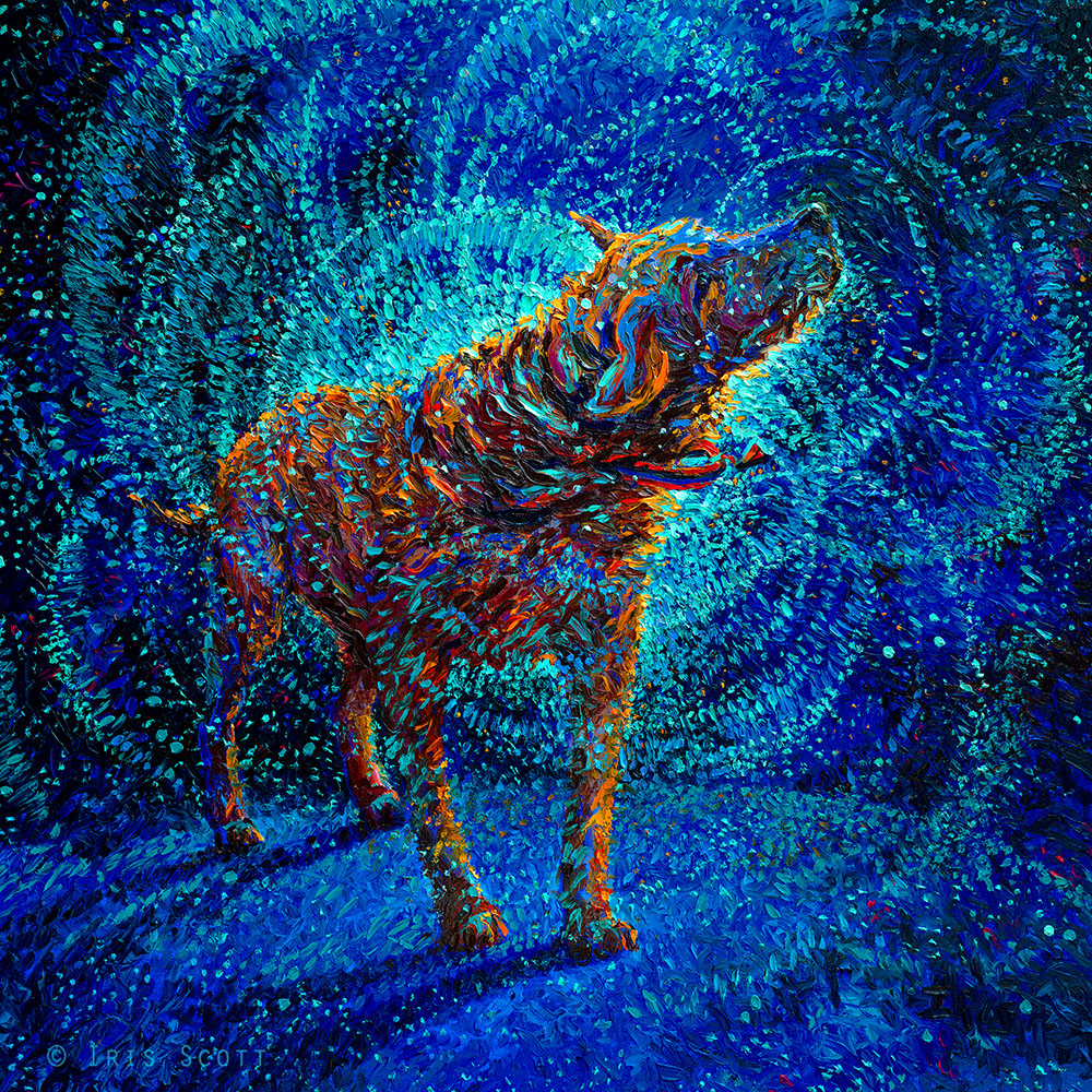 Iris Scott finger painting5