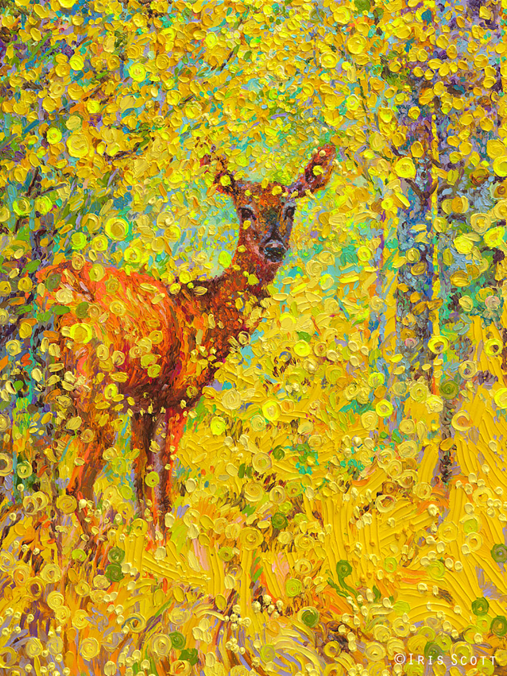 Iris Scott finger painting6