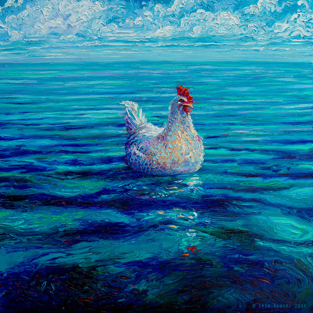 Iris Scott finger painting8