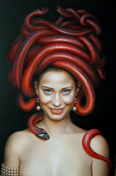Lilia Mazurkevich About a Woman series painting