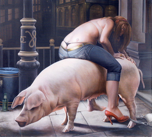 Lilia Mazurkevich About a Woman series painting