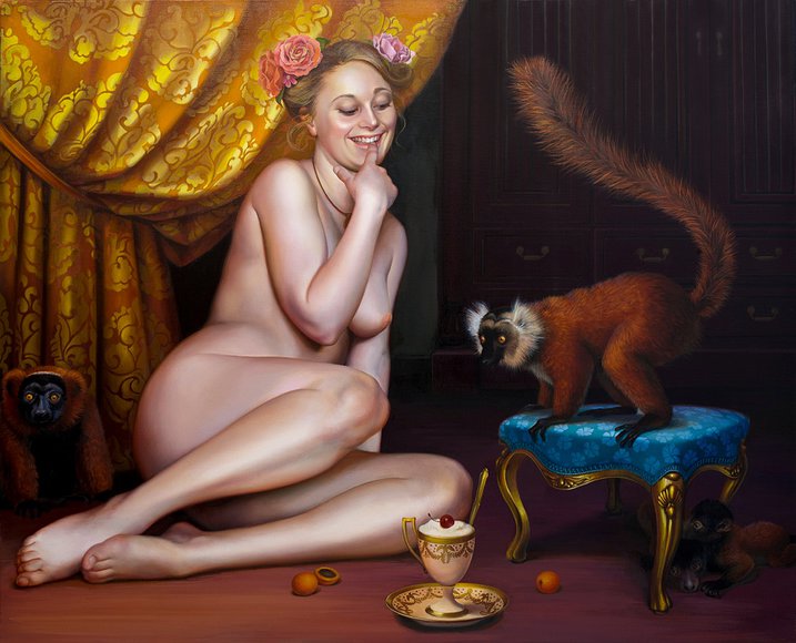 Lilia Mazurkevich About a Woman series painting
