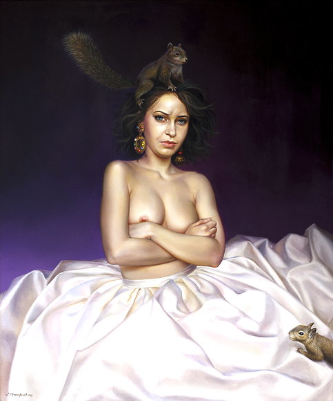 Lilia Mazurkevich About a Woman series painting