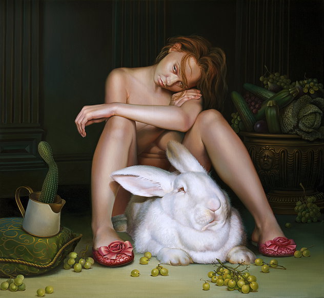 Lilia Mazurkevich About a Woman series painting