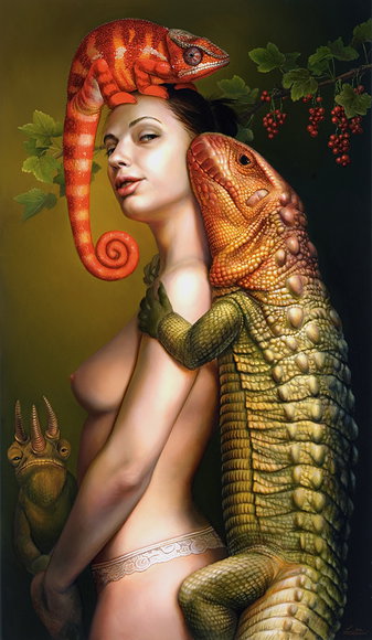 Lilia Mazurkevich About a Woman series painting