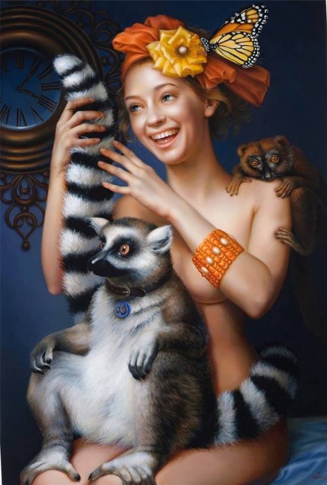 Lilia Mazurkevich About a Woman series painting
