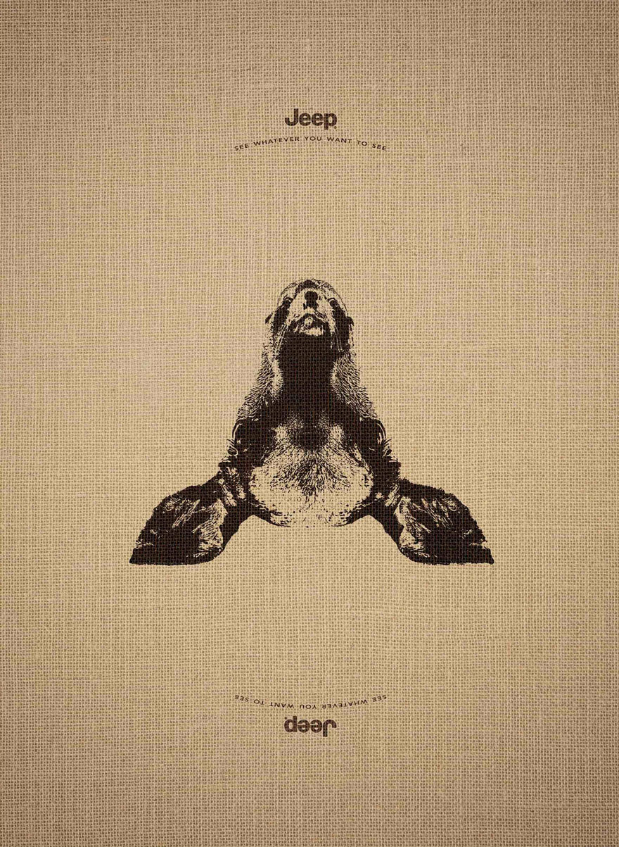 animal optical illusion leo burnett 2