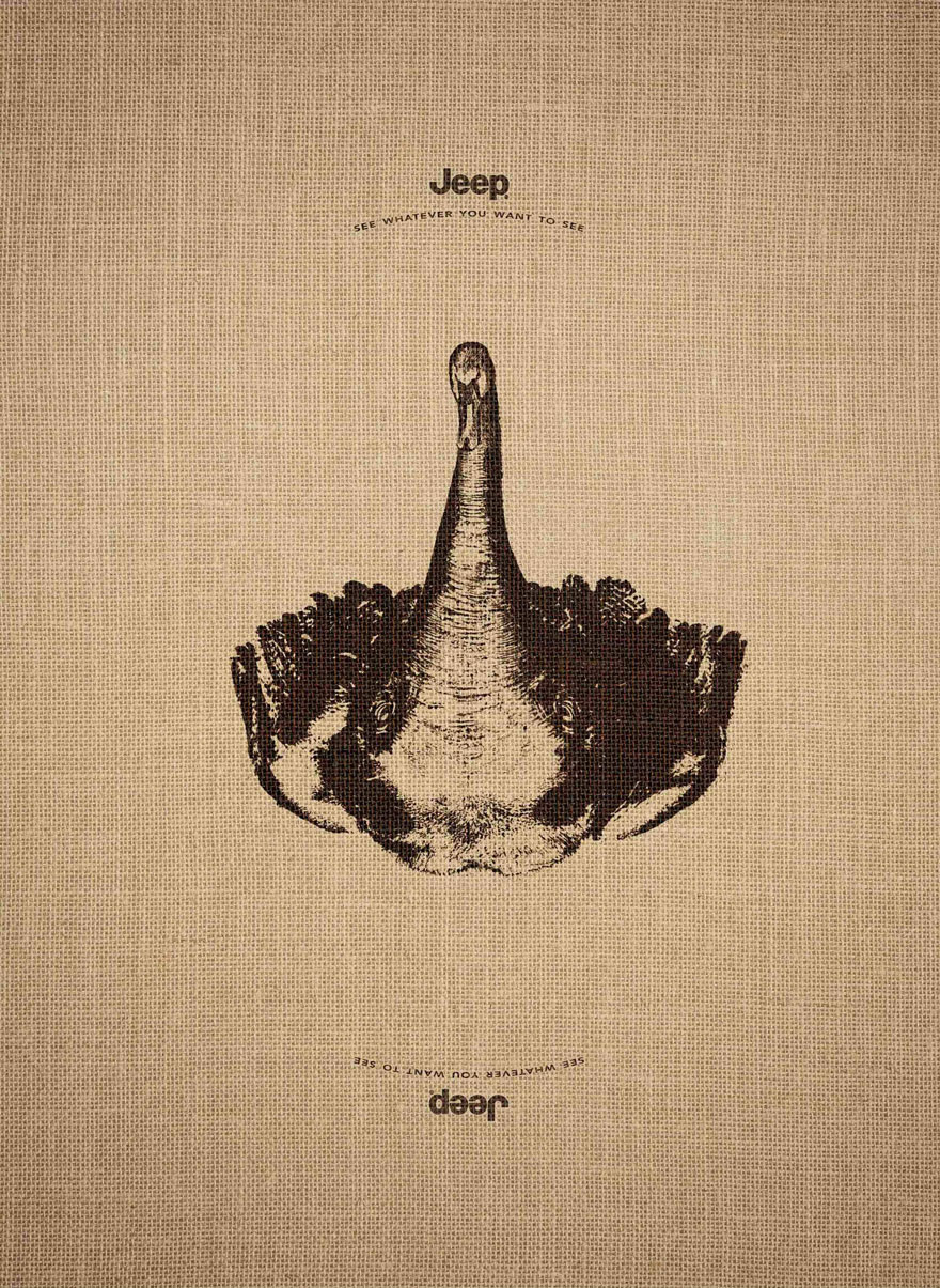 animal optical illusion leo burnett 4