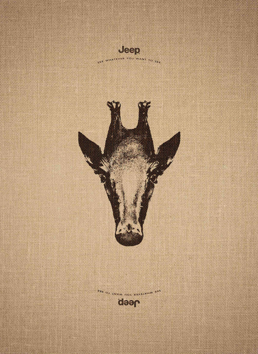 animal optical illusion leo burnett 5