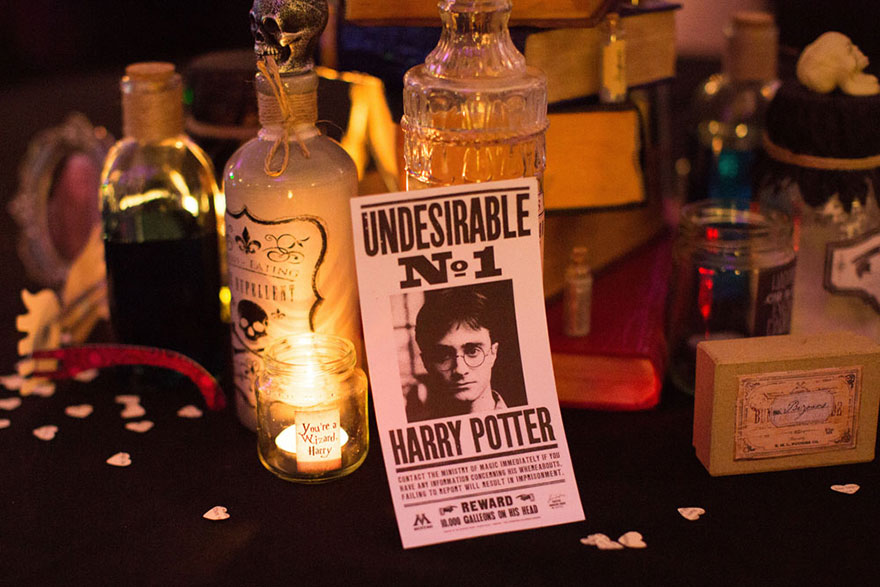 boda estilo Harry Potter 19
