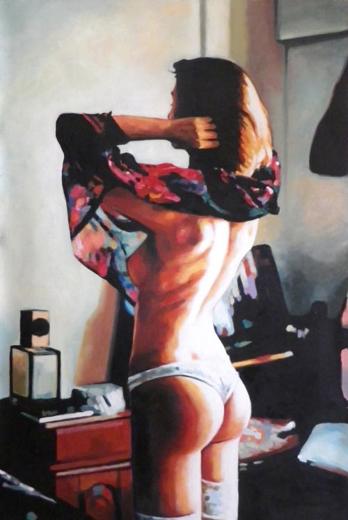 Pinturas eróticas de Thomas Saliot