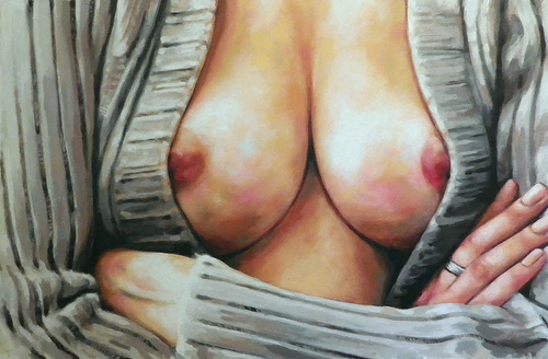 Pinturas eróticas de Thomas Saliot