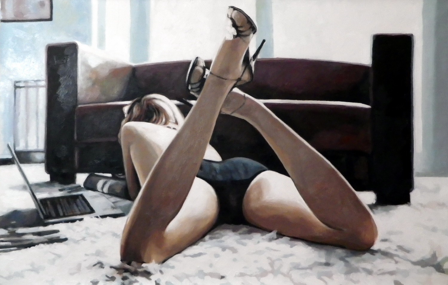 Pinturas eróticas de Thomas Saliot