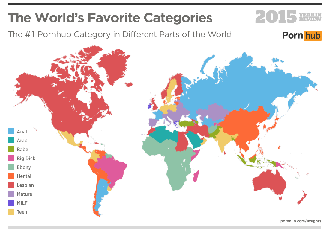 3b pornhub insights 2015 year in review category heatmap world