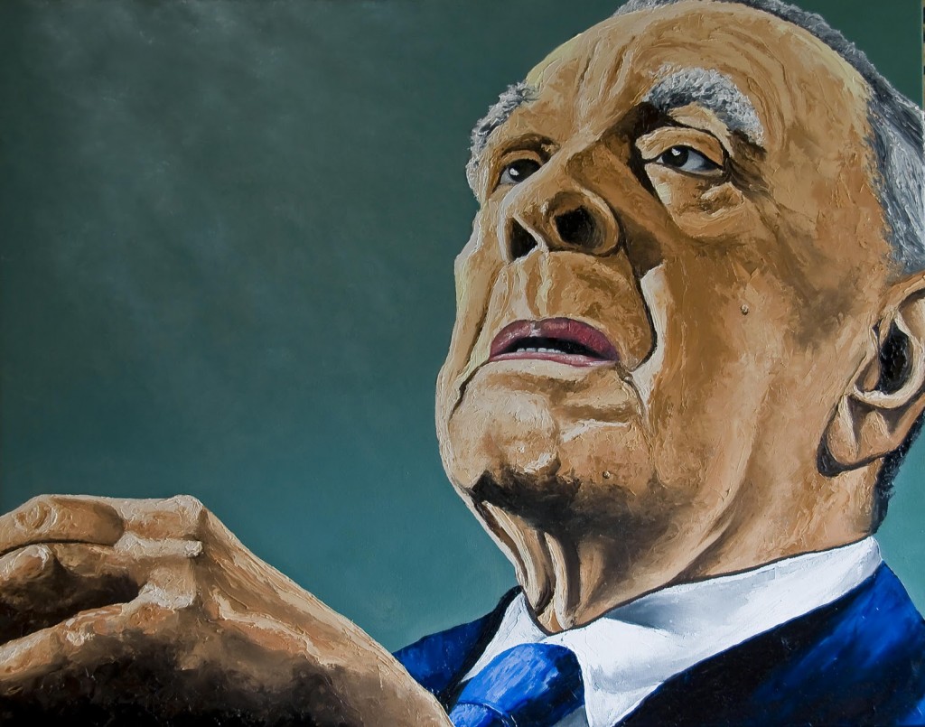 pintura de Jorge Luis Borges