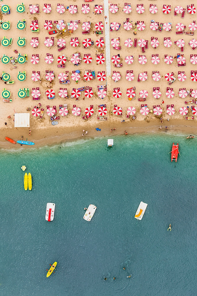 Costa Adriática fotografía con dron