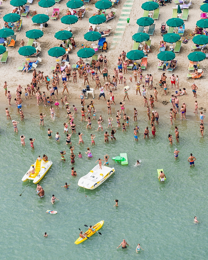 Costa Adriática fotografía con dron