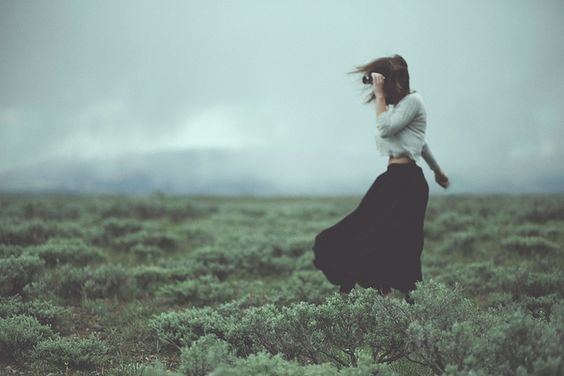 Mujer en el campo