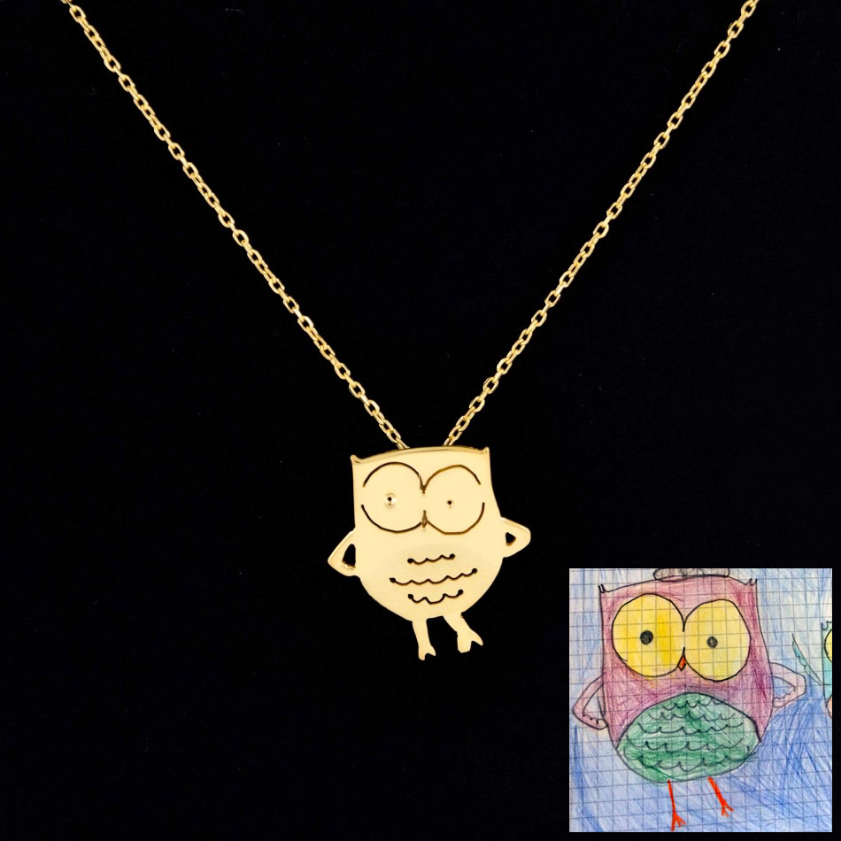 Children Drawings Turned into Jewelry 2