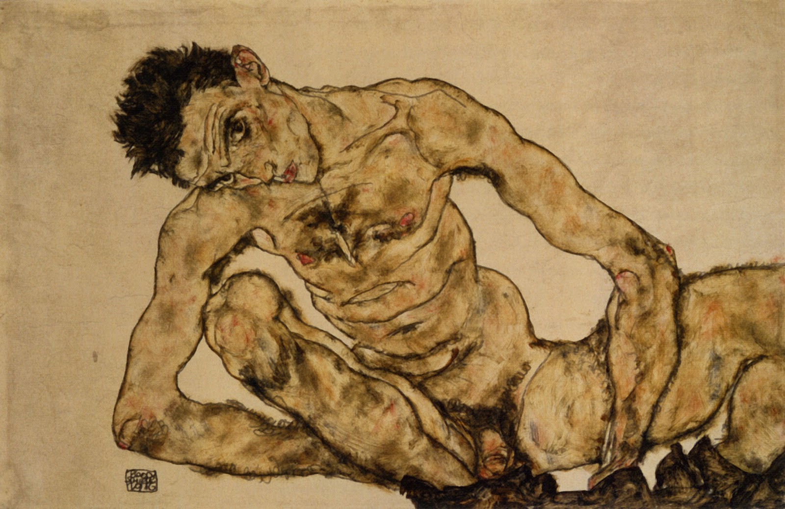 Egon Schiele, "Autorretrato", 1916