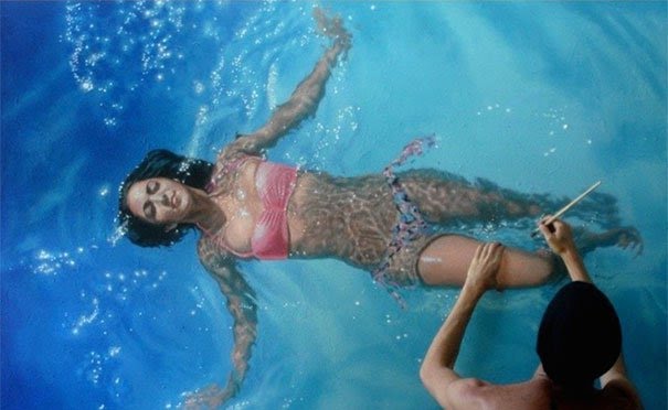 hiperrealismo agua 3