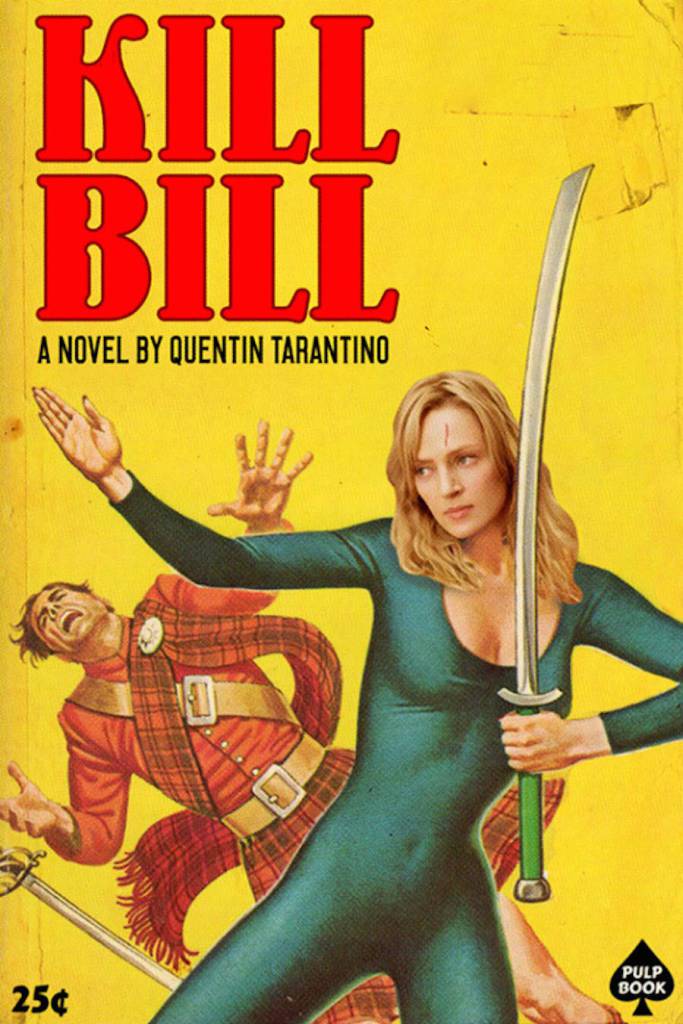 Kill Bill como portada de libro