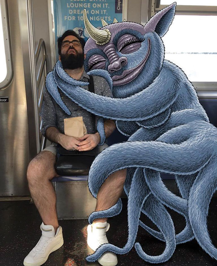 Ben Rubin divertidas ilustraciones de monstruos 2