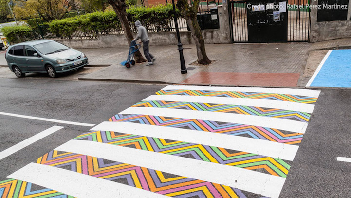 Christo Guelov Madrid paso de cebra arte urbano 11