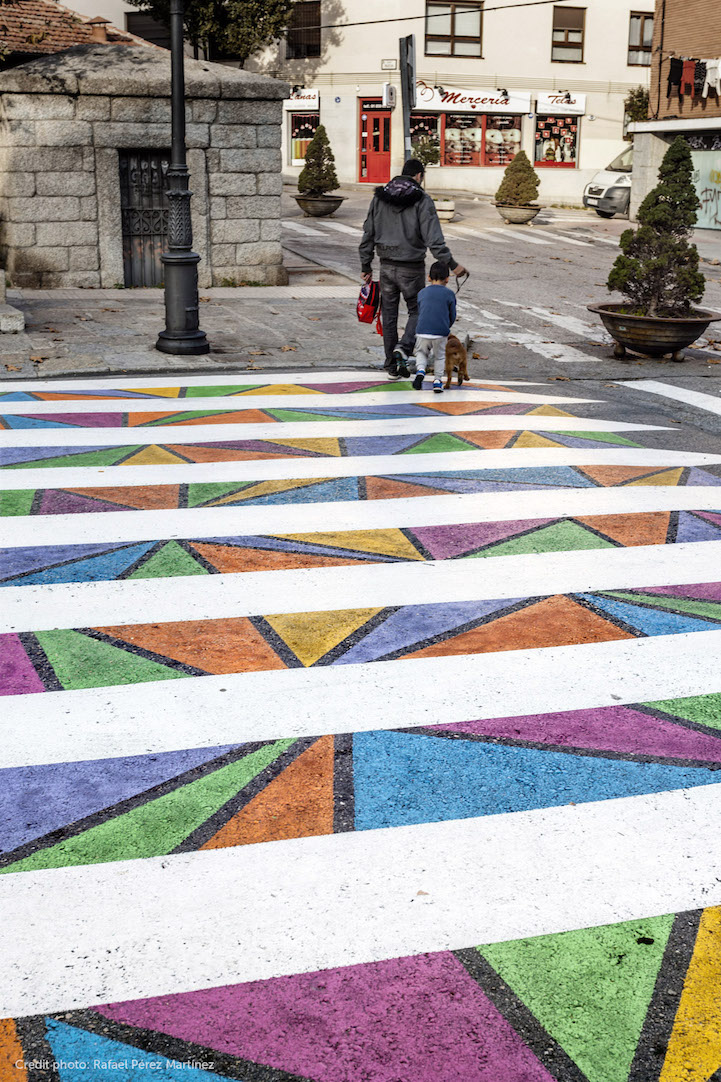 Christo Guelov Madrid paso de cebra arte urbano 13