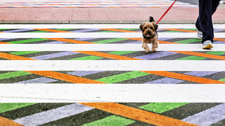 Christo Guelov Madrid paso de cebra arte urbano 2