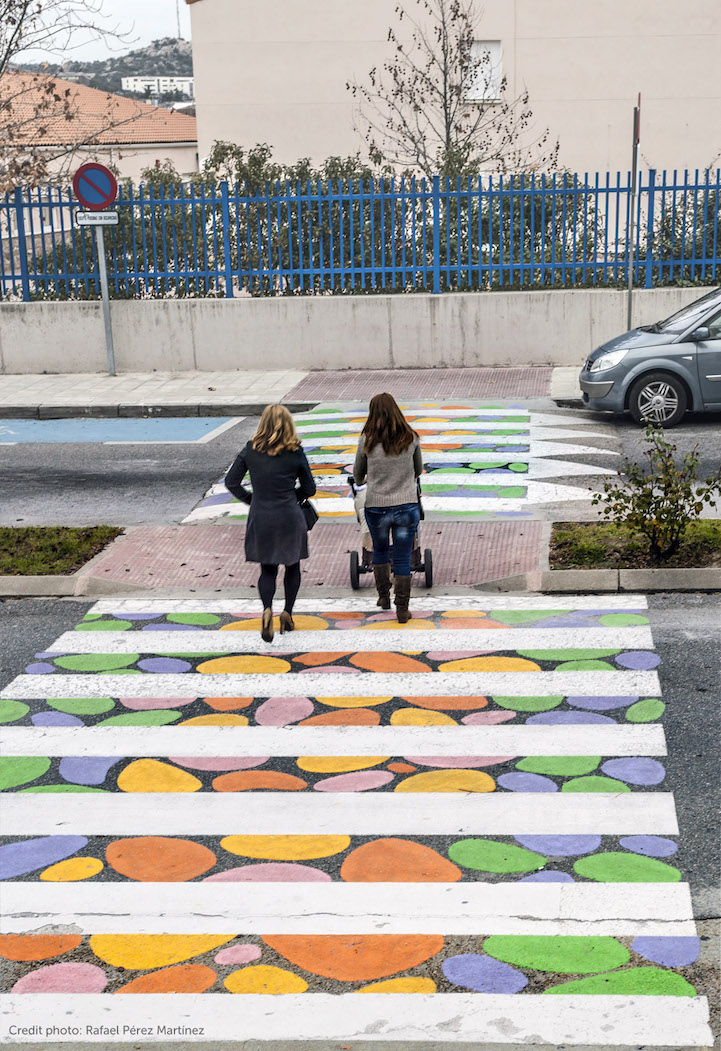 Christo Guelov Madrid paso de cebra arte urbano 5
