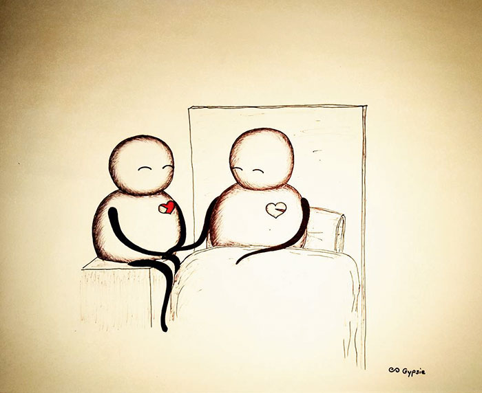 Gypsie Raleigh ilustraciones dibujos tristes para reflexionar
