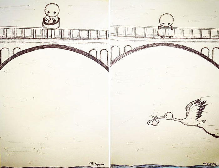 Gypsie Raleigh ilustraciones dibujos tristes para reflexionar