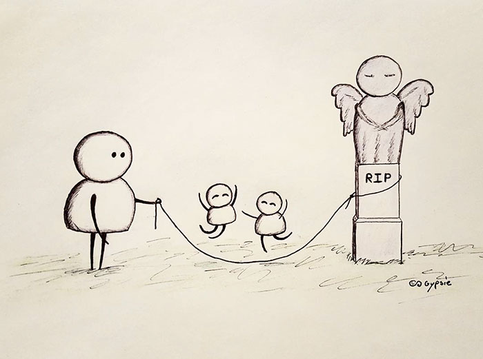 Gypsie Raleigh ilustraciones dibujos tristes para reflexionar