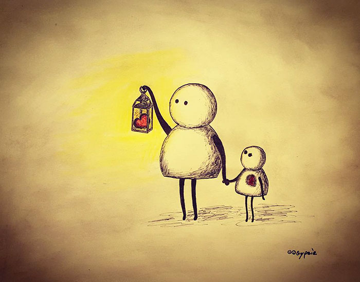 Gypsie Raleigh ilustraciones dibujos tristes para reflexionar