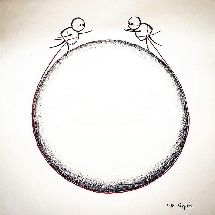 Gypsie Raleigh ilustraciones dibujos tristes para reflexionar