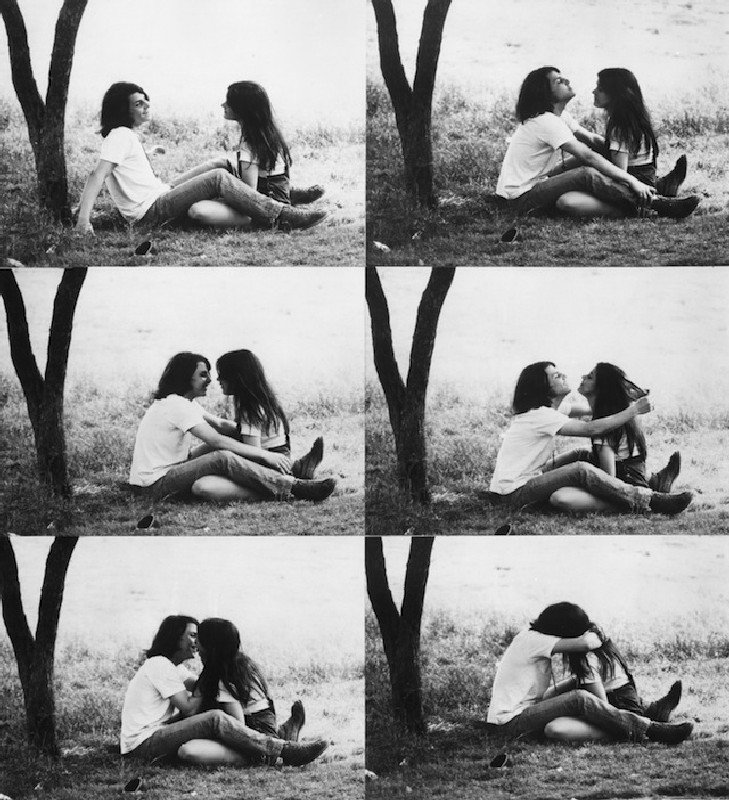 Mario De Biasi fotografía de besos