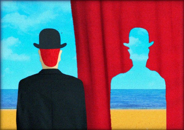 Rene Magritte Raphaelle Martin GIF