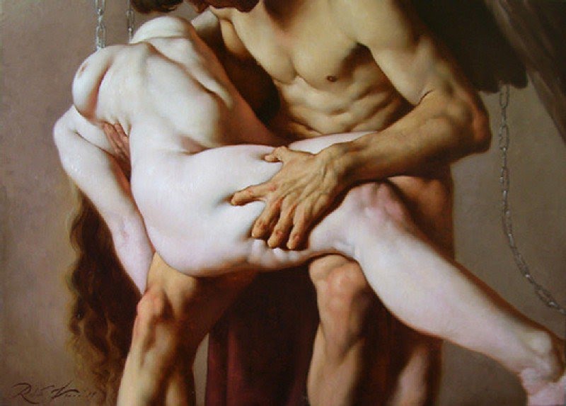 Roberto Ferri pintura barroca simbolista controvertida 10