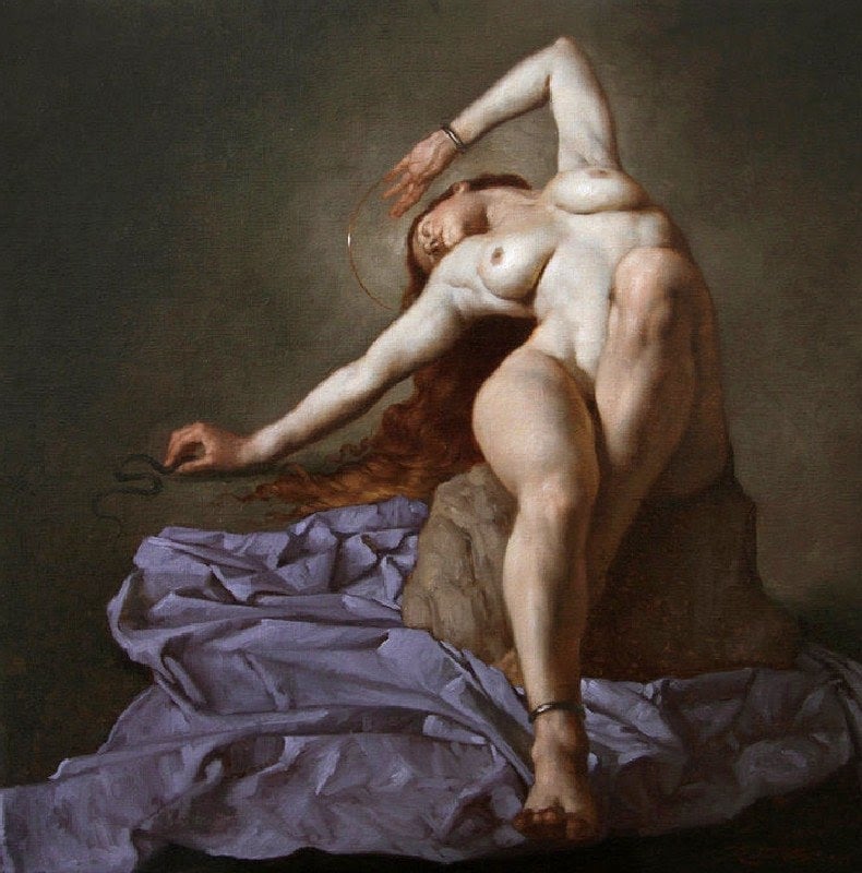 Roberto Ferri pintura barroca simbolista controvertida 14