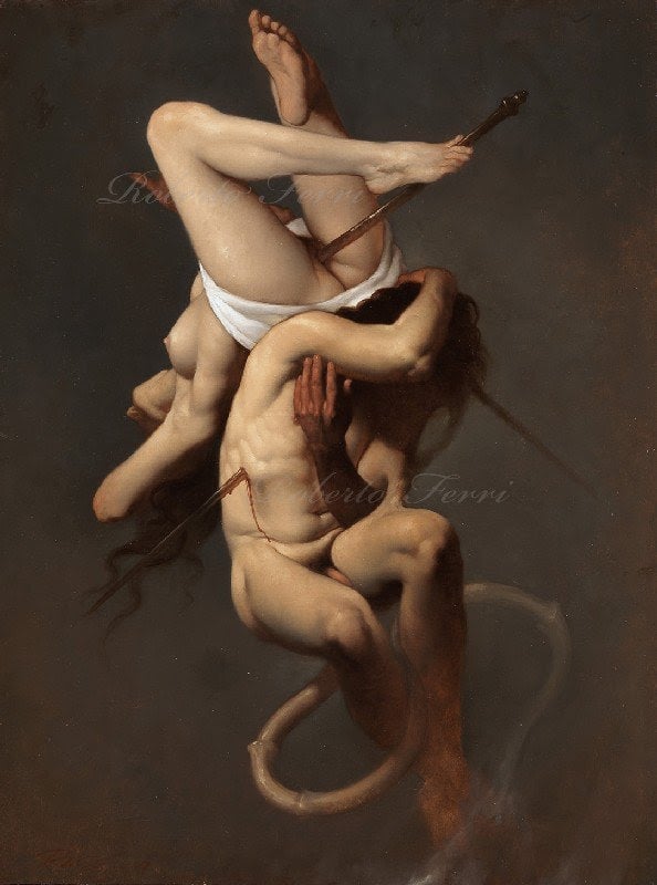 Roberto Ferri pintura barroca simbolista controvertida 18
