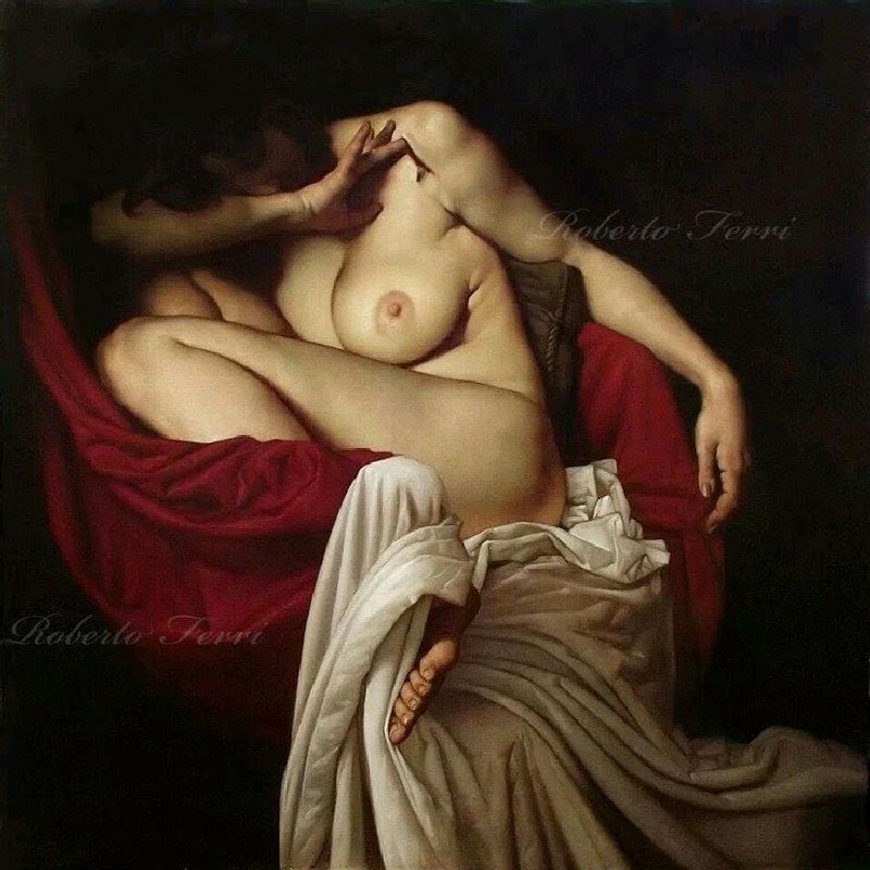 Roberto Ferri pintura barroca simbolista controvertida 19