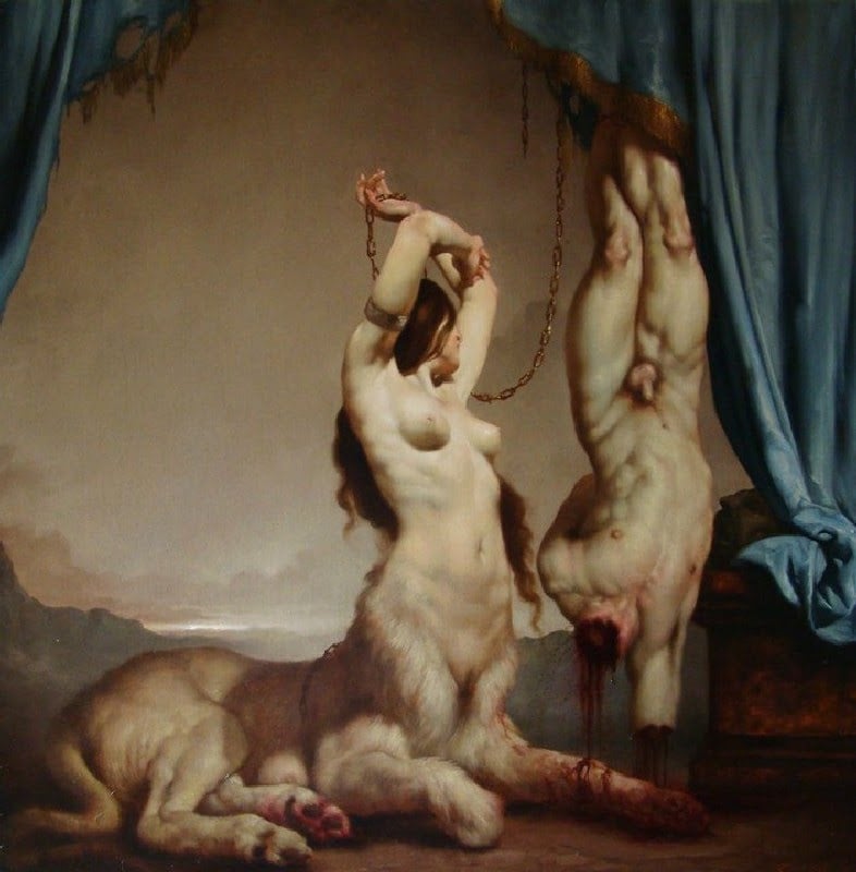 Roberto Ferri pintura barroca simbolista controvertida 8