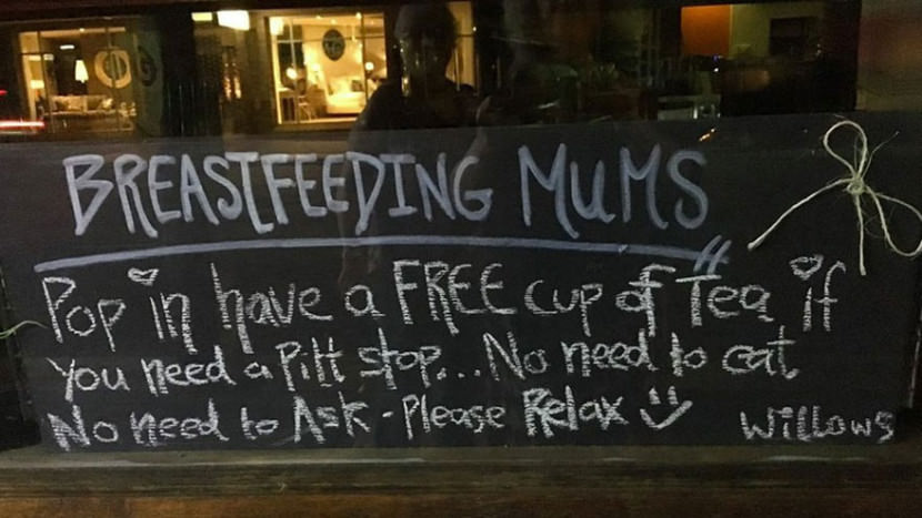 Sydney cafe amamantar bebes